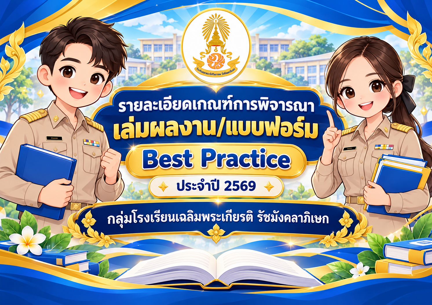 รายละเอียดเกณฑ์การพิจารณาเล่มผลงาน/แบบฟอร์ม Best Practice ประจำปี 2569 (ระดับกลุ่มภาค)